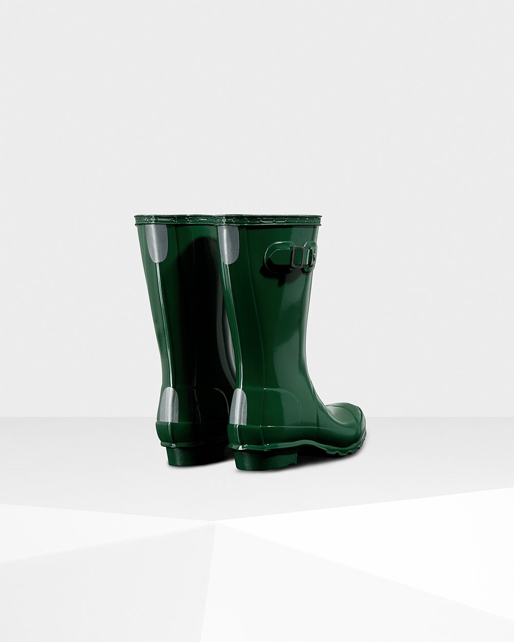 Hunter Niños Original Big Gloss - Botas de Lluvia Verde - 278-CBWPQO